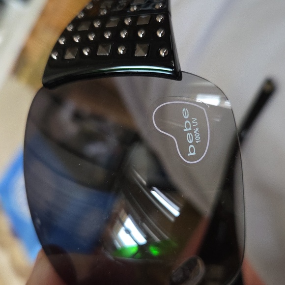 BEBE BB 7013 ANIMATED JET 11/10 BLACK GRADIENT AUTHENTIC SUNGLASSES - Picture 11 of 11